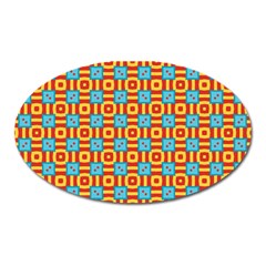 Cute Pretty Elegant Pattern Oval Magnet