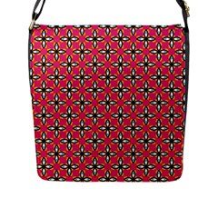 Cute Pretty Elegant Pattern Flap Messenger Bag (l) 