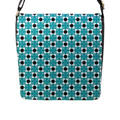 Cute Pretty Elegant Pattern Flap Messenger Bag (l) 