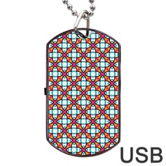 Cute Pretty Elegant Pattern Dog Tag Usb Flash (two Sides) 