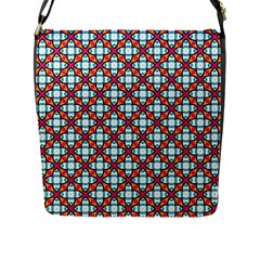 Cute Pretty Elegant Pattern Flap Messenger Bag (l) 