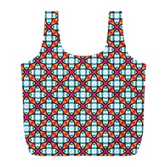 Cute Pretty Elegant Pattern Full Print Recycle Bags (l) 