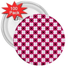 Cute Pretty Elegant Pattern 3  Buttons (100 Pack) 