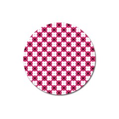 Cute Pretty Elegant Pattern Magnet 3  (round)