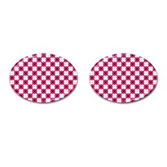 Cute Pretty Elegant Pattern Cufflinks (oval)