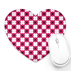 Cute Pretty Elegant Pattern Heart Mousepads