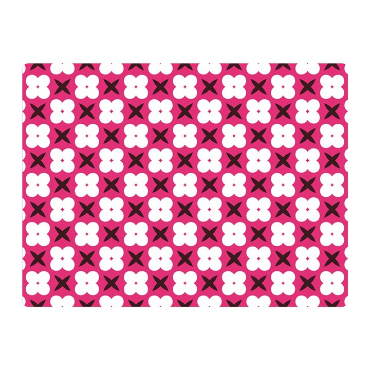 Cute Pretty Elegant Pattern Double Sided Flano Blanket (Mini) 