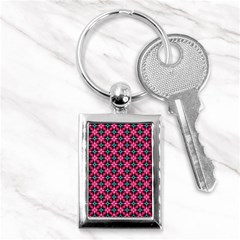 Cute Pretty Elegant Pattern Key Chains (rectangle)  by GardenOfOphir