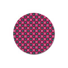 Cute Pretty Elegant Pattern Magnet 3  (round)