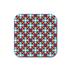 Pattern 1284 Rubber Square Coaster (4 Pack)  by GardenOfOphir