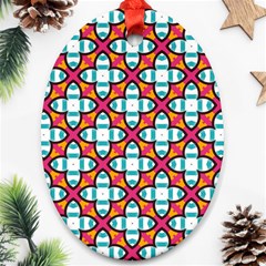 Pattern 1284 Oval Ornament (two Sides) by GardenOfOphir