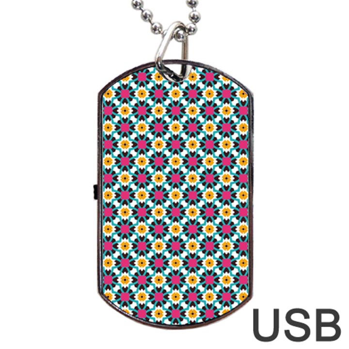 Pattern 1282 Dog Tag USB Flash (One Side)