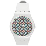 Pattern 1282 Round Plastic Sport Watch (M) Front