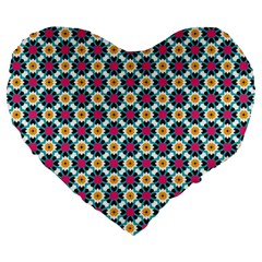 Pattern 1282 Large 19  Premium Flano Heart Shape Cushions