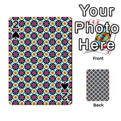 Cute Abstract Pattern Background Playing Cards 54 Designs  by GardenOfOphir