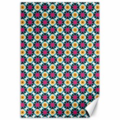 Cute Abstract Pattern Background Canvas 12  X 18   by GardenOfOphir