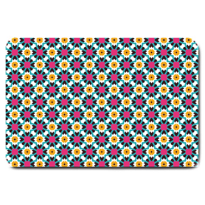 Cute abstract Pattern background Large Doormat 