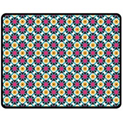 Cute Abstract Pattern Background Double Sided Fleece Blanket (medium) 