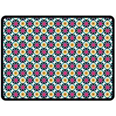 Cute Abstract Pattern Background Double Sided Fleece Blanket (large) 