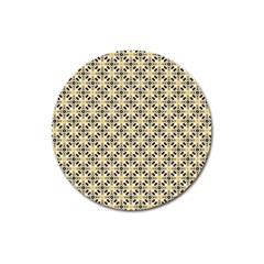 Cute Pretty Elegant Pattern Magnet 3  (round)