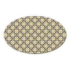 Cute Pretty Elegant Pattern Oval Magnet