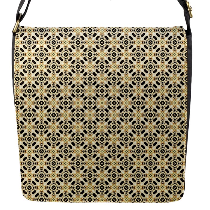 Cute Pretty Elegant Pattern Flap Messenger Bag (S)