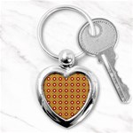 Cute Pretty Elegant Pattern Key Chains (Heart)  Front