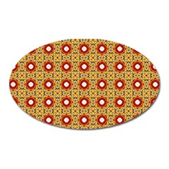 Cute Pretty Elegant Pattern Oval Magnet