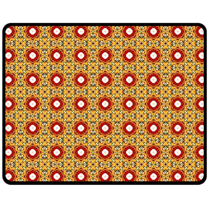 Cute Pretty Elegant Pattern Double Sided Fleece Blanket (Medium) 