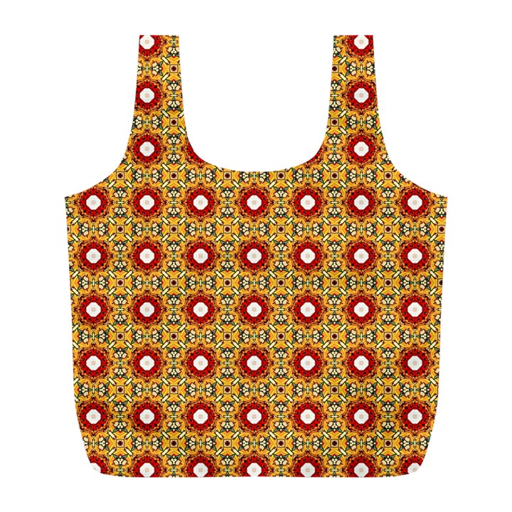 Cute Pretty Elegant Pattern Full Print Recycle Bags (L) 