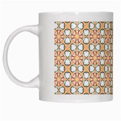 Cute Pretty Elegant Pattern White Mugs