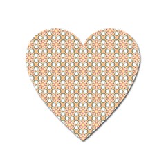 Cute Pretty Elegant Pattern Heart Magnet