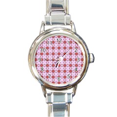 Cute Pretty Elegant Pattern Round Italian Charm Watches