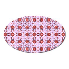 Cute Pretty Elegant Pattern Oval Magnet