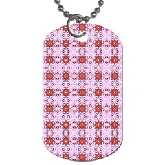 Cute Pretty Elegant Pattern Dog Tag (two Sides)