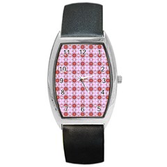 Cute Pretty Elegant Pattern Barrel Metal Watches