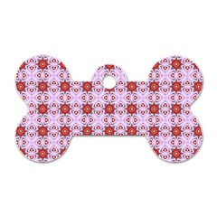 Cute Pretty Elegant Pattern Dog Tag Bone (two Sides)