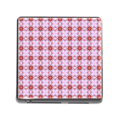 Cute Pretty Elegant Pattern Memory Card Reader (square)