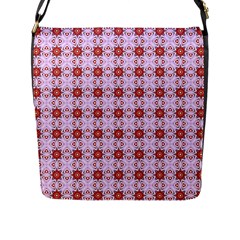 Cute Pretty Elegant Pattern Flap Messenger Bag (l) 