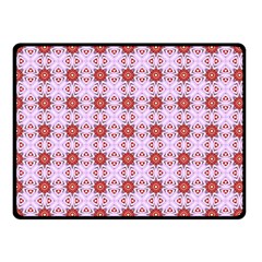 Cute Pretty Elegant Pattern Double Sided Fleece Blanket (small) 