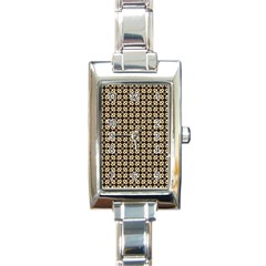 Cute Pretty Elegant Pattern Rectangle Italian Charm Watches