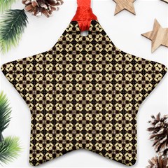 Cute Pretty Elegant Pattern Ornament (star) 