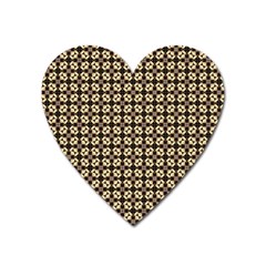 Cute Pretty Elegant Pattern Heart Magnet