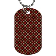 Cute Pretty Elegant Pattern Dog Tag (two Sides)