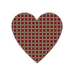 Cute Pretty Elegant Pattern Heart Magnet