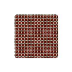 Cute Pretty Elegant Pattern Square Magnet