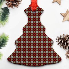 Cute Pretty Elegant Pattern Christmas Tree Ornament (2 Sides)