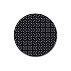 Cute Pretty Elegant Pattern Magnet 3  (round)