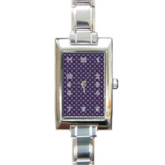 Cute Pretty Elegant Pattern Rectangle Italian Charm Watches