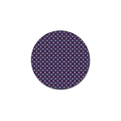 Cute Pretty Elegant Pattern Golf Ball Marker